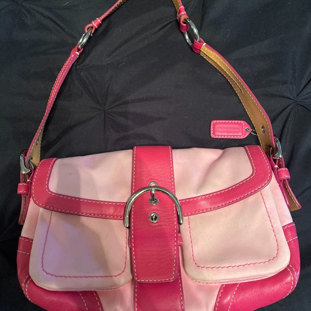 Coach Hobo Pink Purse